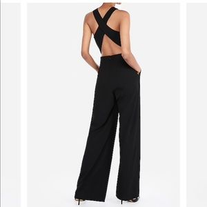 Royal Blue Express Cross Back Jumpsuit XS